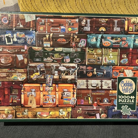 Cobble Hill - Luggage 1000 Piece Puzzle - Picture 1 of 2